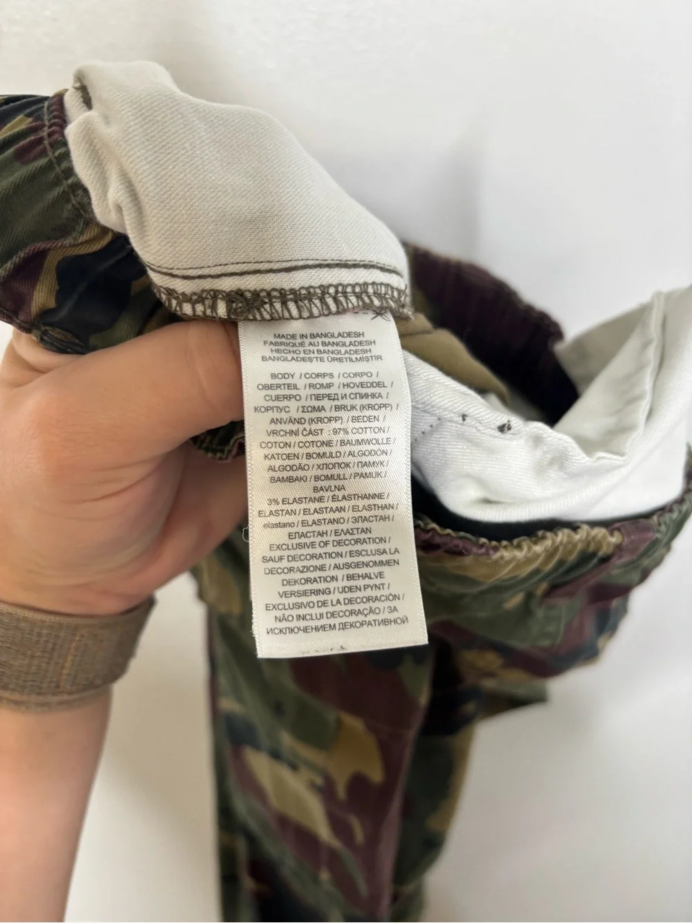 Polo Ralph Lauren Boys Sz 14 Camouflage Cargo Chino Pants